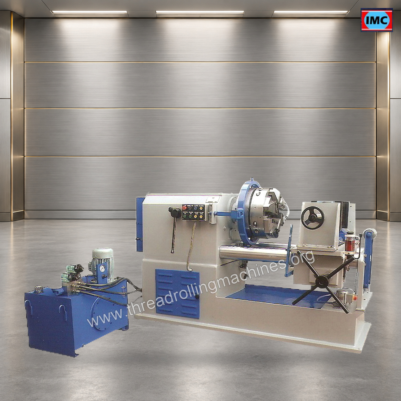Hydraulic Pipe Threading Machine