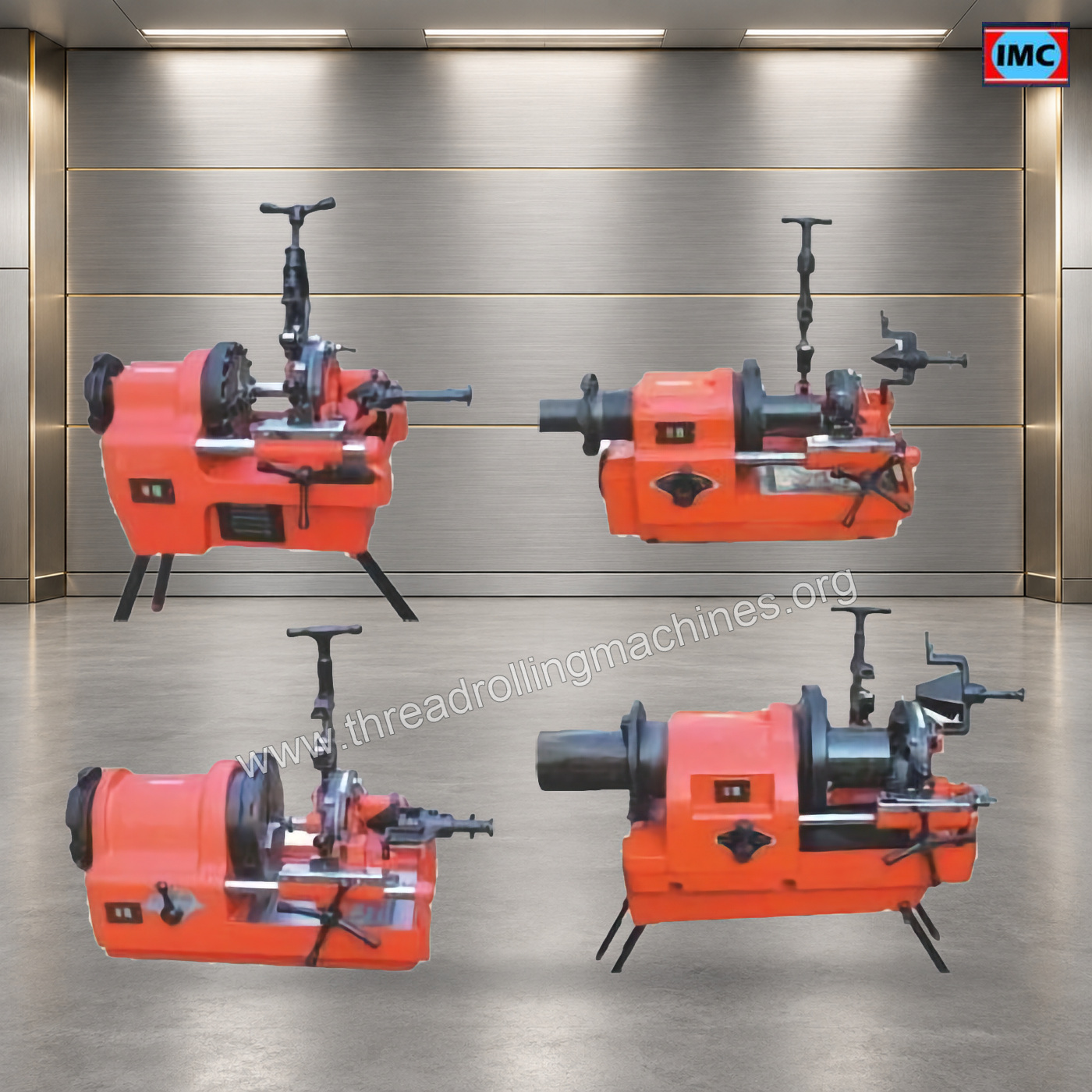 Portable Pipe Threading Machine